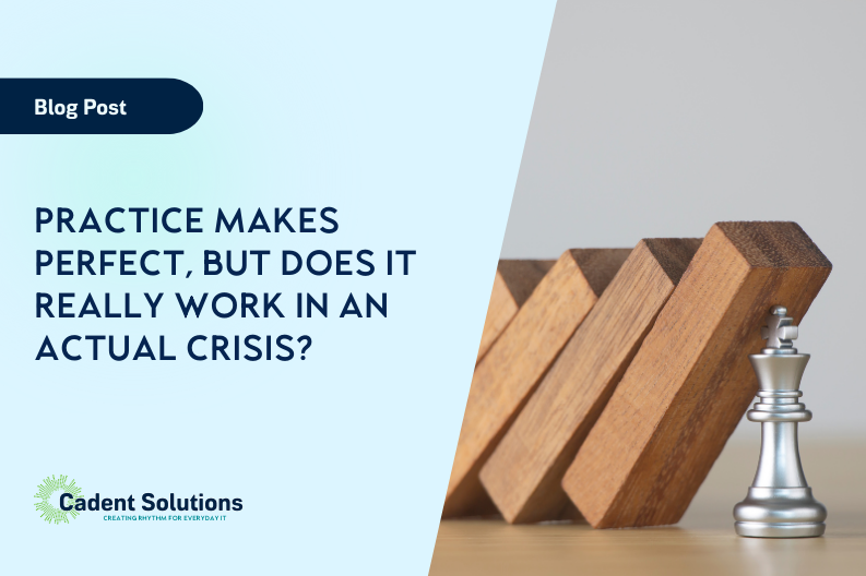 Title Card: Practice makes perfect, but does it really work in an actual crisis?