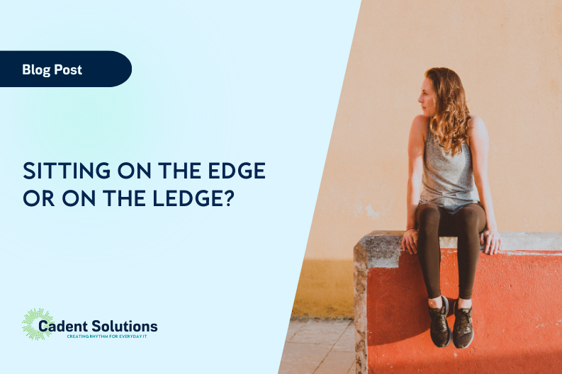 title card: Sitting on the Edge or on the Ledge?