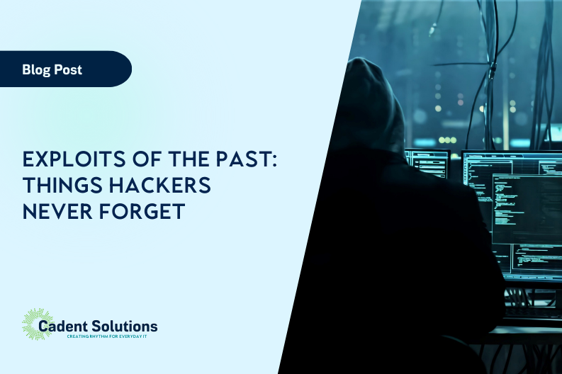 title card: Exploits of the past: Things hackers never forget
